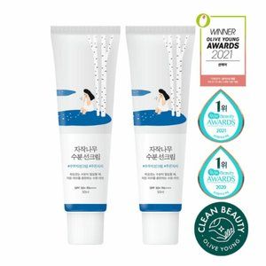 Round Lab Birch Juice Moisturizing Sun Cream 50ml + 50ml Special Set(1+1)